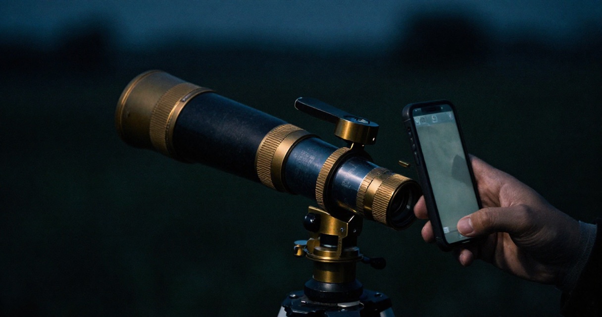 Giove è largo tre pixel: fotografare i pianeti col telefono (Immagine generata con IA)