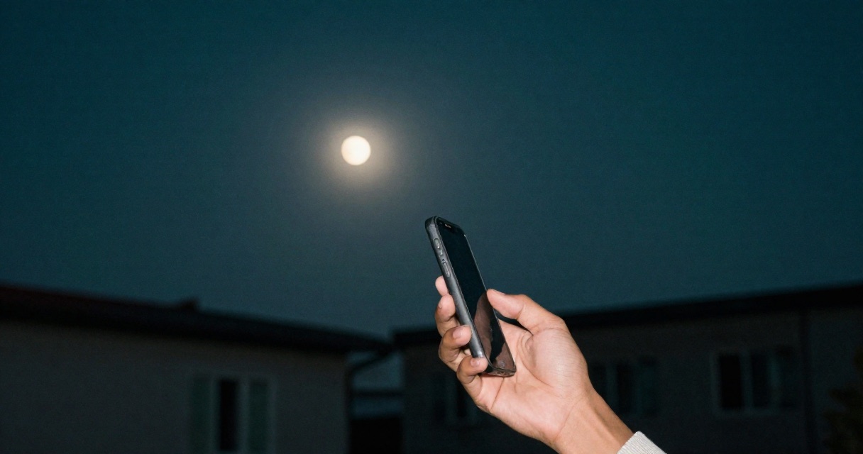 La Luna col telefono: la guida pratica (Immagine generata con IA)